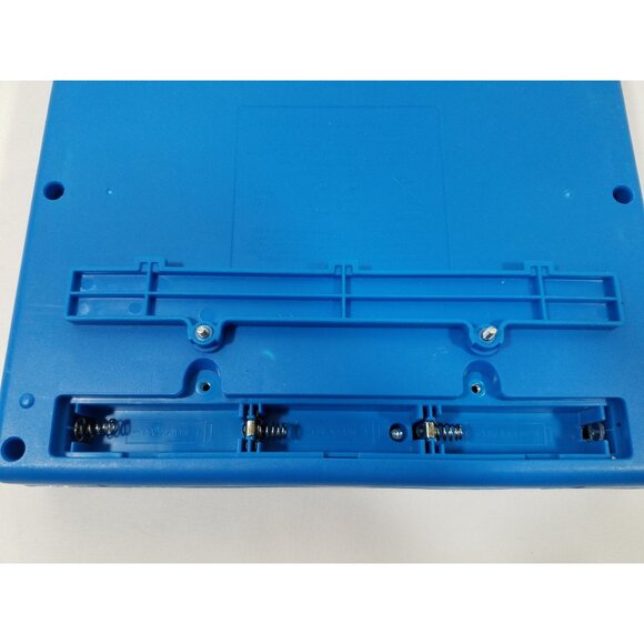 Travel Lite Brite Hasbro 2014 shaped Pegs blue unit w/ Green & clear Case #1786 - Picture 11 of 12